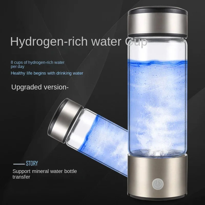 HydraGlas™ Hydrogen Water Ionizer Bottle