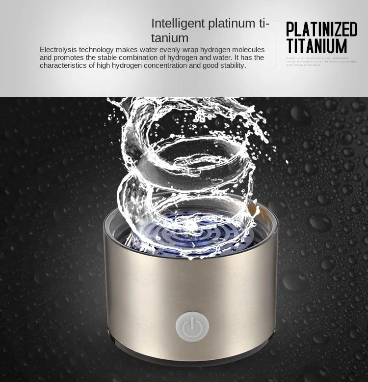 HydraGlas™ Hydrogen Water Ionizer Bottle