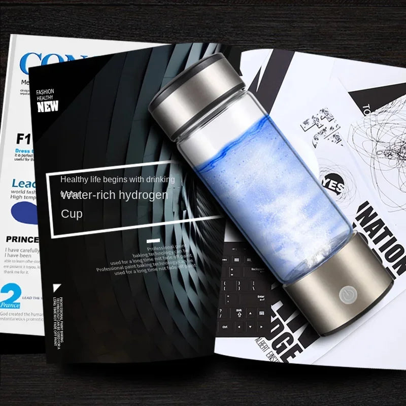HydraGlas™ Hydrogen Water Ionizer Bottle